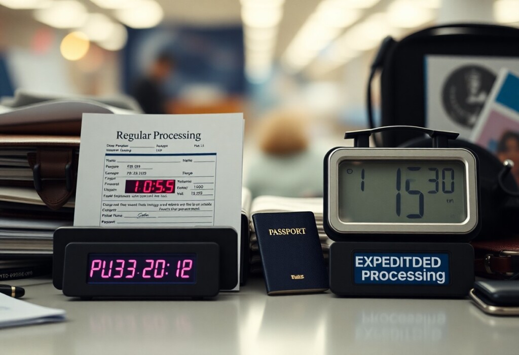 passport processing times regular vs expedited qtt